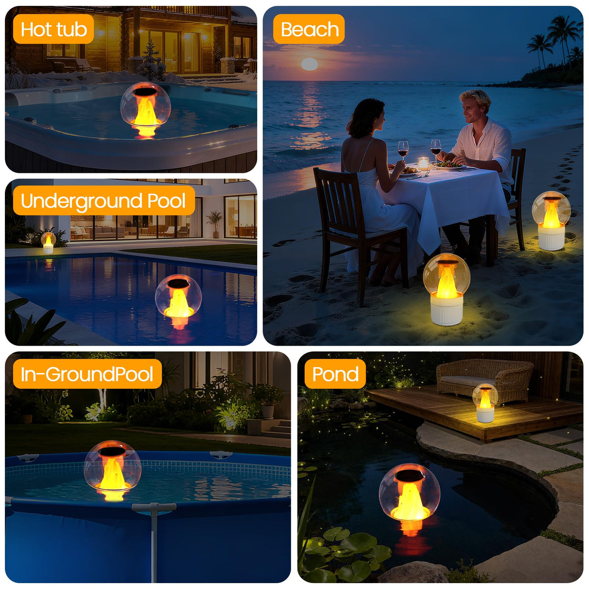 Suitable for in ground, above ground pools and hot tubs