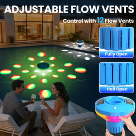 ChlorBlu durable-material pool floater stays upright and reliable season after season.
