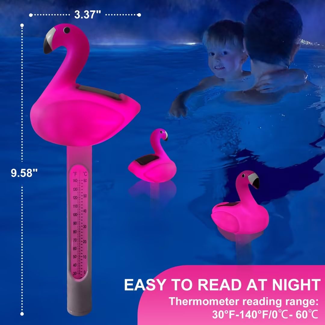 ChlorStar dual-scale thermometer provides Fahrenheit and Celsius measurements.