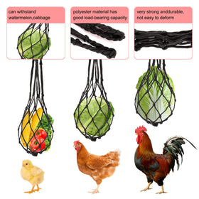 CHNB vegetable hanging feeder keeps greens clean and accessible