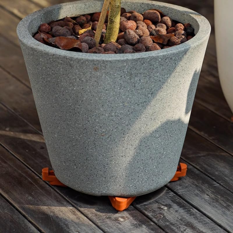 Choclaif pot feet protect surfaces and keep planters elevated.