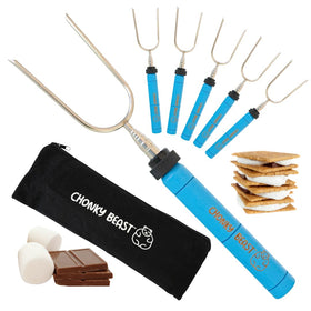 Chonky Beast Smores Sticks extendable 33in for safe campfire roasting