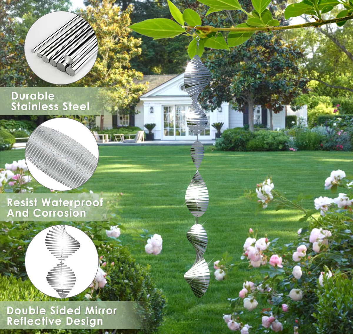 CHONOVO decorative bird deterrents make a gift for garden lovers.