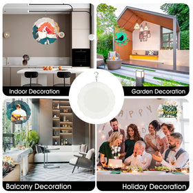 CHONOVO indoor-outdoor wind spinner blank for versatile decorating.