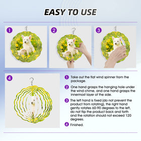 CHONOVO wind spinner blank packaging emphasizing scratch-free individual packs.