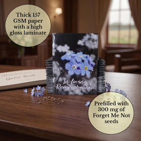 Choobly memorial gift packaging suitable for dignified service favors.