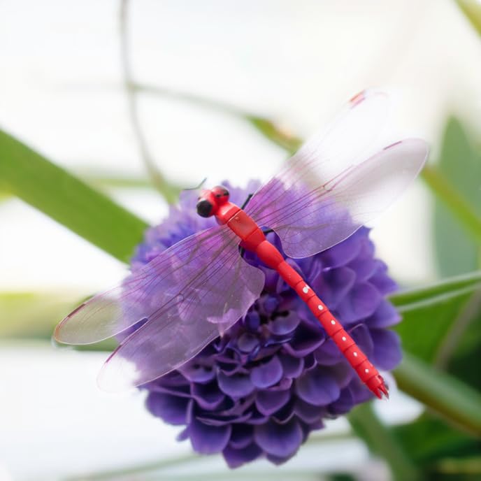 CHOUYUHE dragonfly garden stakes packaged as a charming gift set