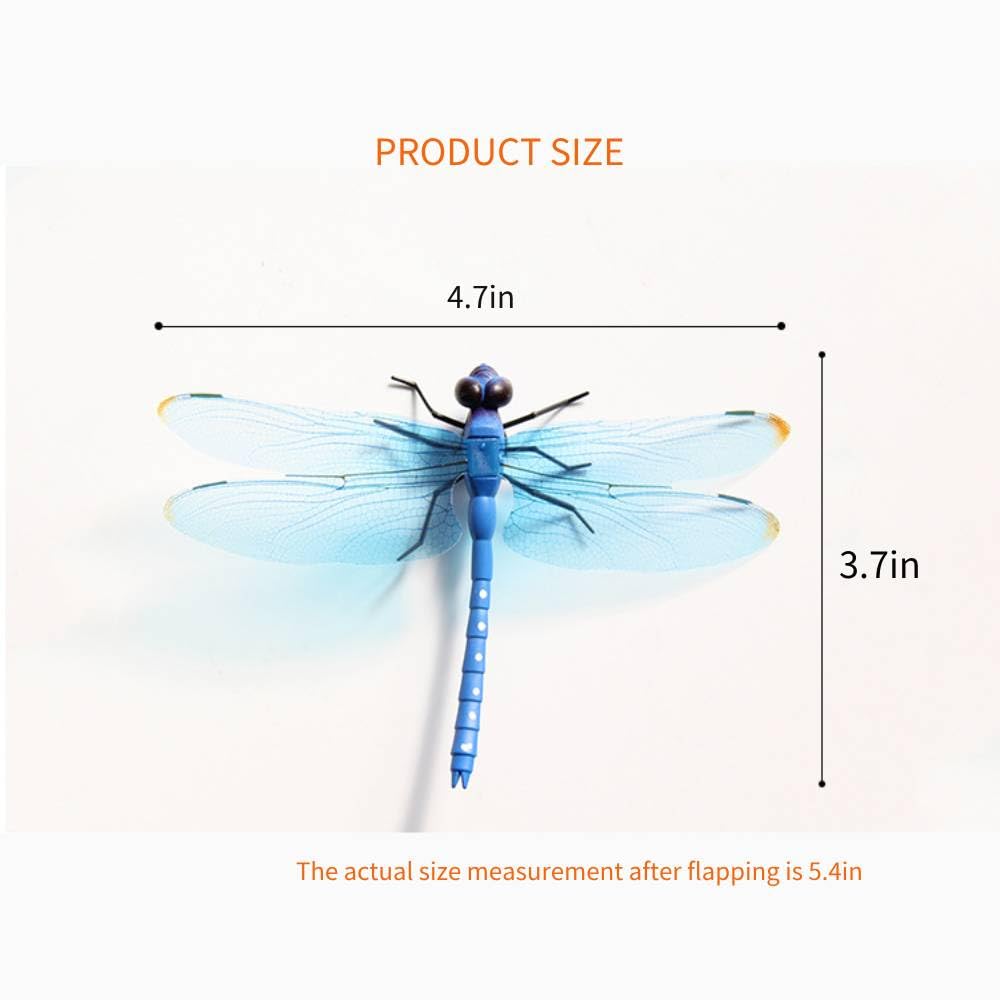 CHOUYUHE dragonfly garden stakes yellow wings create sunny accents