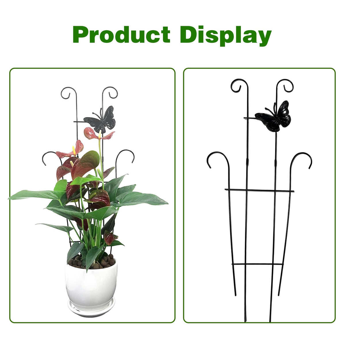 CHOUYUHE stackable design allows taller growth while saving space in small pots.