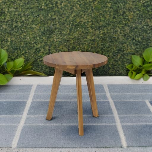 Christopher Knight Home Gino side table pairs with patio furniture for a cohesive outdoor look