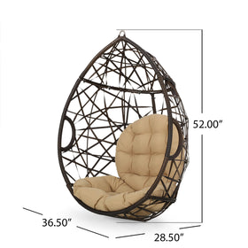 Christopher Knight Home Isaiah roomy 48-inch height enhances airy lounging.