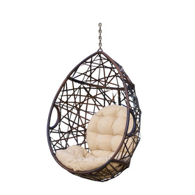 Christopher Knight Home Isaiah multi-brown finish blends with patio decor.