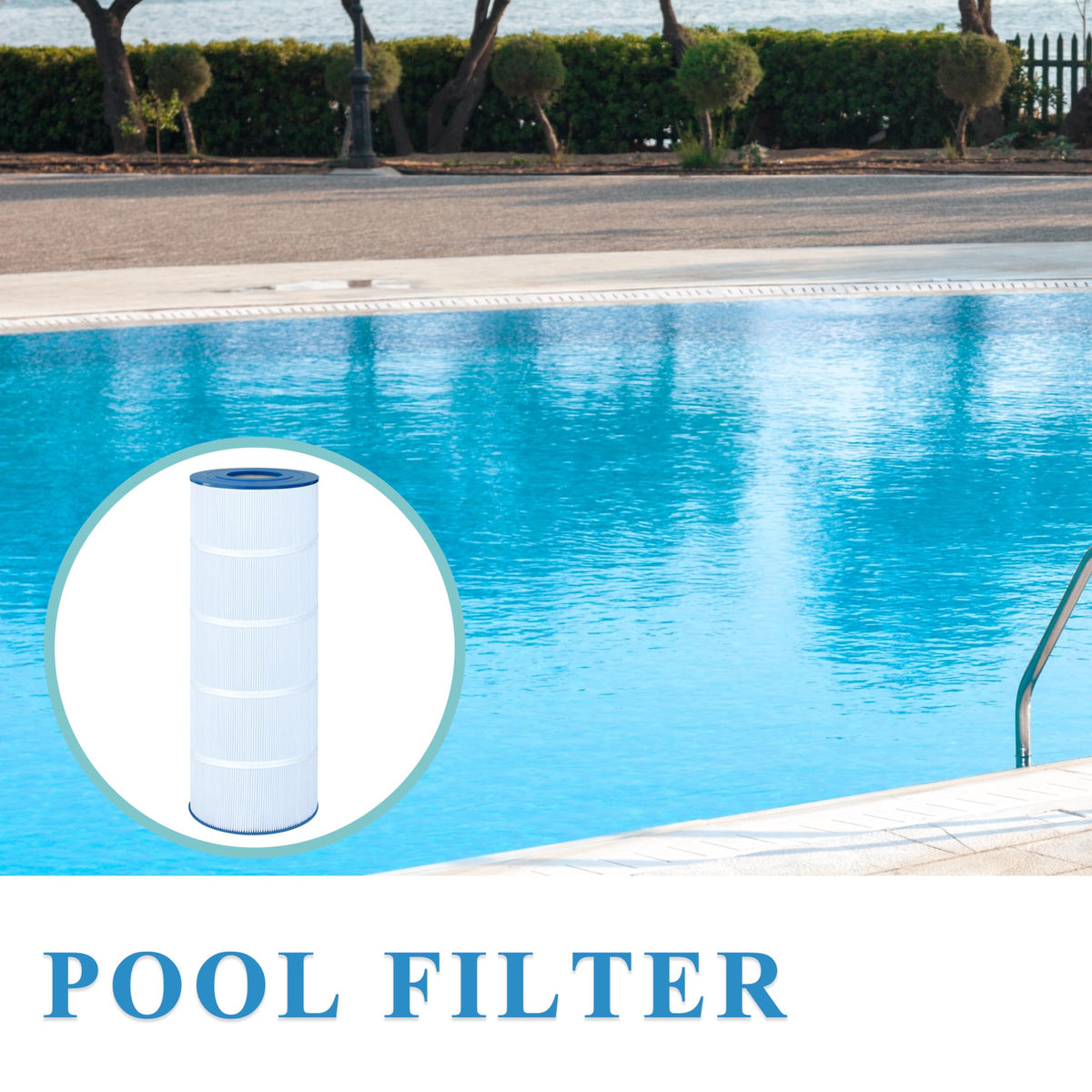 Chryseos pool filter closeup shows sturdy construction for lasting use