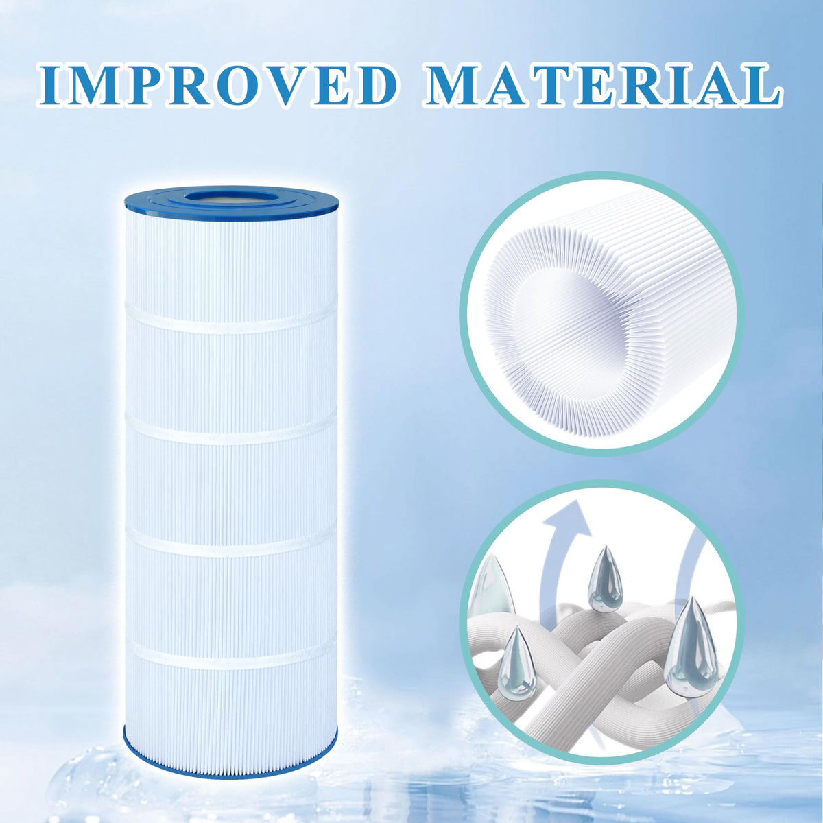 Chryseos pool filter installation process for quick replacement.