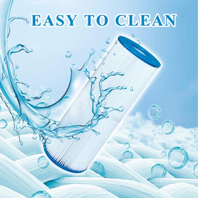 Chryseos spa filter highlights 25 sq ft filtration area for clean water