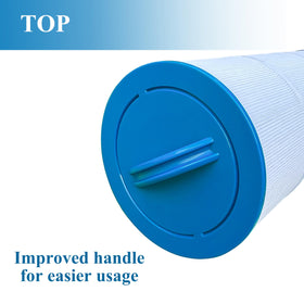 Chryseos spa filter FC-3963 visual: strong suction and clearer water.