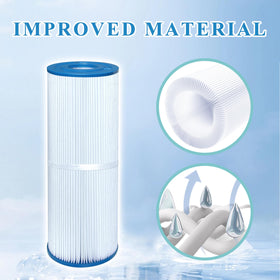 Chryseos spa filter label displays R173429 for reliable replacement