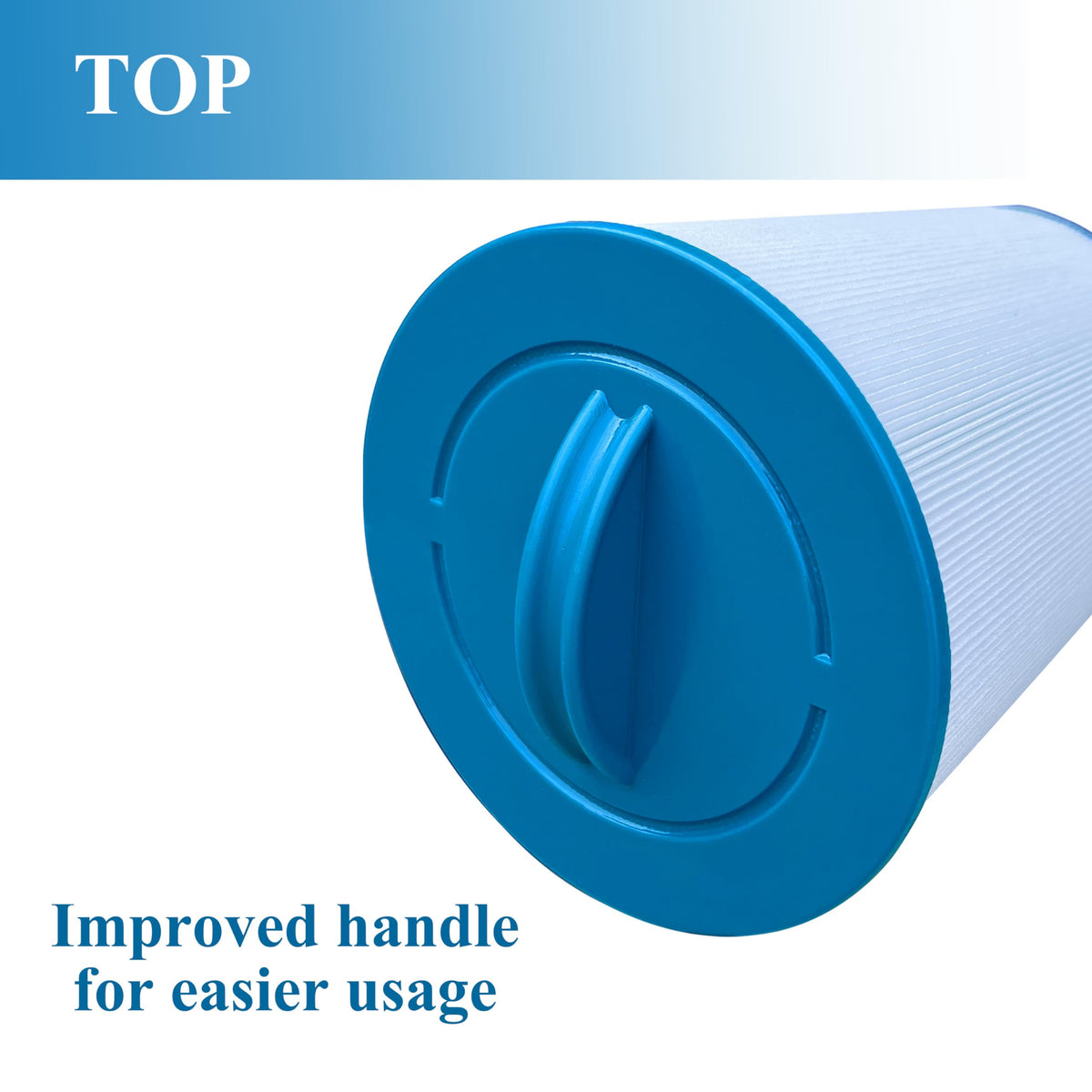 Chryseos spa filter with SAE 1-2in thread for secure connection.