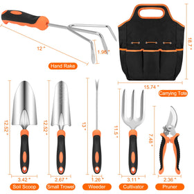 CHRYZTAL Gardening Tool Set – small trowel for precise transplanting and weeding