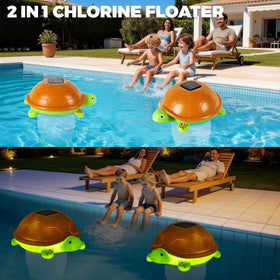 Chsuiwe easy-opening chlorine doser for quick disk replacement.