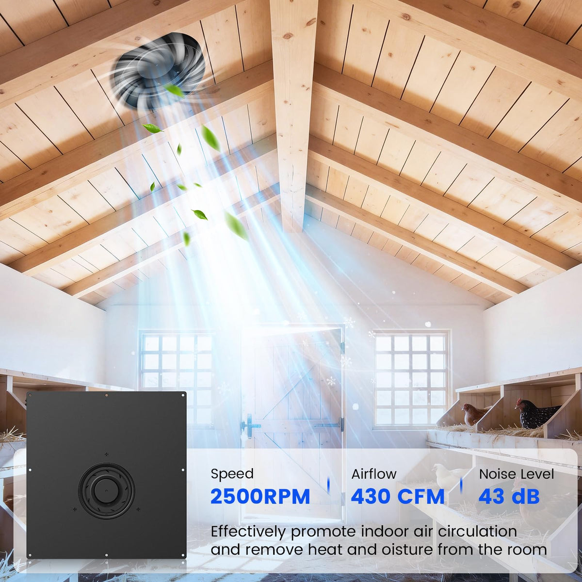 Chtoocy IP67 solar panel withstands rain for reliable outdoor cooling.