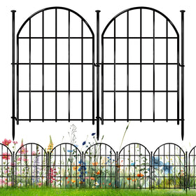 CHTSJQW decorative garden fence arch enhances border and deters small animals.