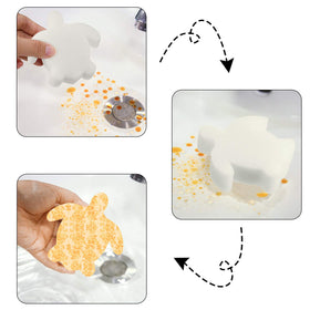 Chuangdi sponge measures 11.5 cm square for easy poolside cleaning.