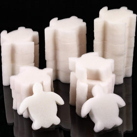 Chuangdi turtle oil absorbing sponge 24-piece pack for pool maintenance and spa clarity.