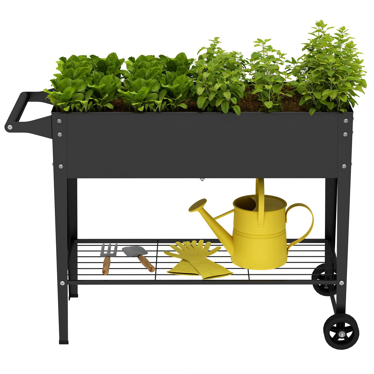 Chuangshuo Guard Elevate 400lb capacity supports vegetables, herbs, and flowers.
