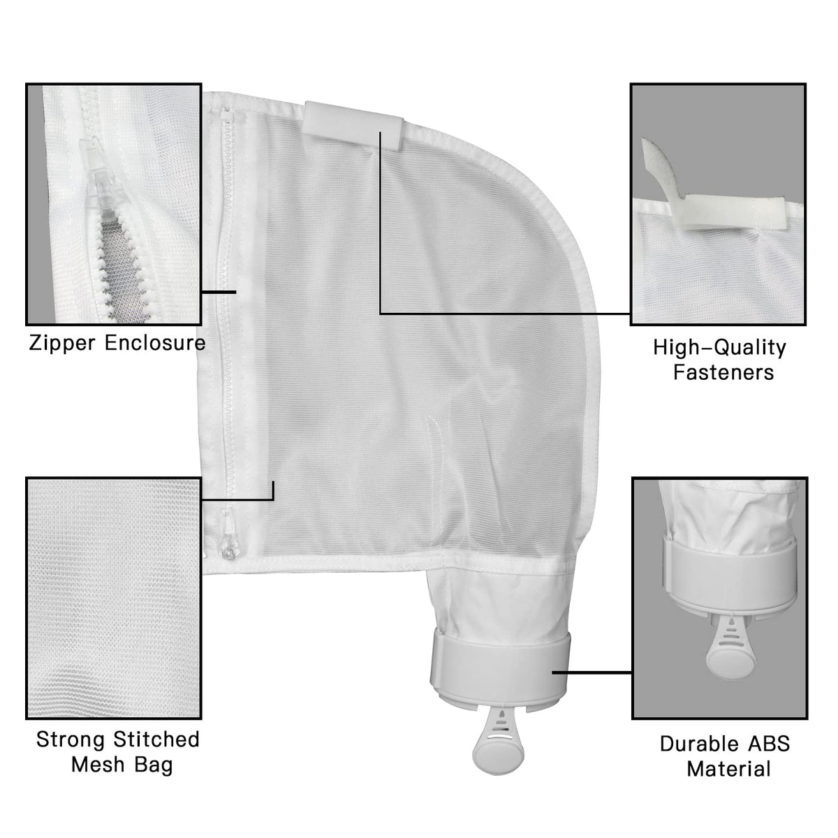 Chuanke Polaris 480 compatible bag showing secure fit during cleaning