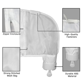 Chuanke Polaris 480 compatible bag showing secure fit during cleaning