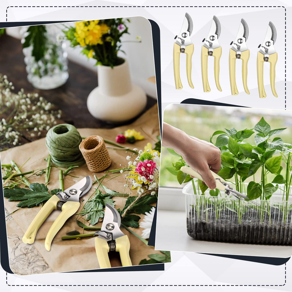 Chumia 30-garden flower shears compact design for easy storage