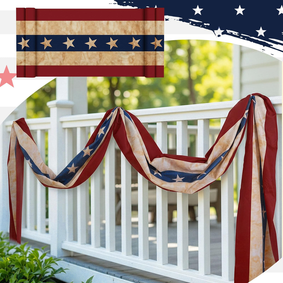 Chumia easy-install banner with simple hanging options.