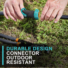 Chunful durable metal construction helps prevent leaks during watering.