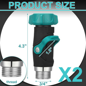 Chunful three-quarter-inch metal thread valve delivers secure, leak-free hose connections.