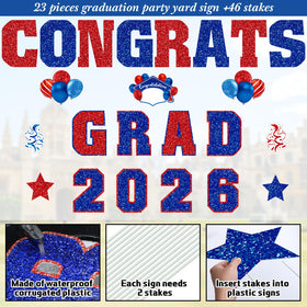 Chunful stakes for yard signs enable easy installation and stability.