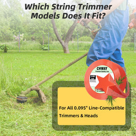 Chway 095 line compatible with most gas and electric trimmers