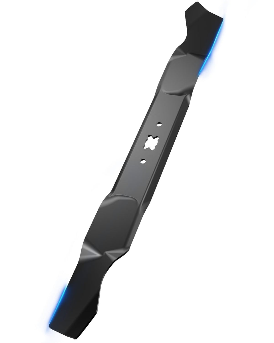 Chway 21 inch mulching blade with bow-tie center fits Troy-Bilt and Craftsman mowers.