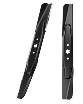 Chway 942-04308 blade front view showing fit for 42-inch decks and mulching capability