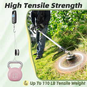 Chway 0.065 in string with improved abrasion resistance for longer life