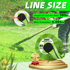 Chway line penetrates dense vegetation for efficient yard cleanup.