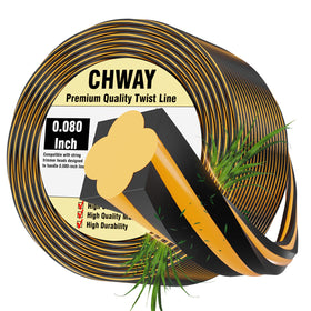 Chway DWO1DT802 replacement line for DeWalt trimmers; 0.08 inch square twisted design.