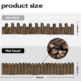 ciAmore wood edging side detail highlighting durable construction for outdoor borders