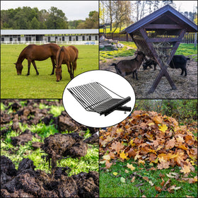Cididu fork head cleans manure, grass, and hay efficiently
