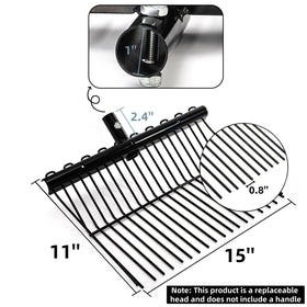 Cididu metal replacement head for pitch forks, built for durability