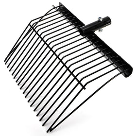 Cididu pitch fork head with nut attachment for secure handle installation