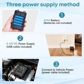 CIIC device connected via USB power for a quiet setup.