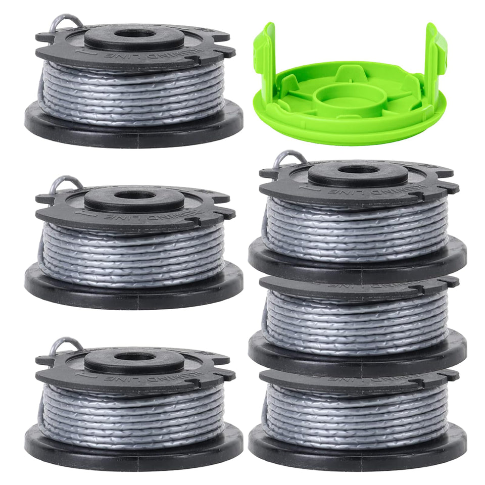 Cilivo Greenworks 16ft 0.065 spool ready for fast trimming.