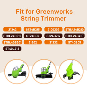 Cilivo spool cap cover compatible with Greenworks 24V and 40V trimmers.