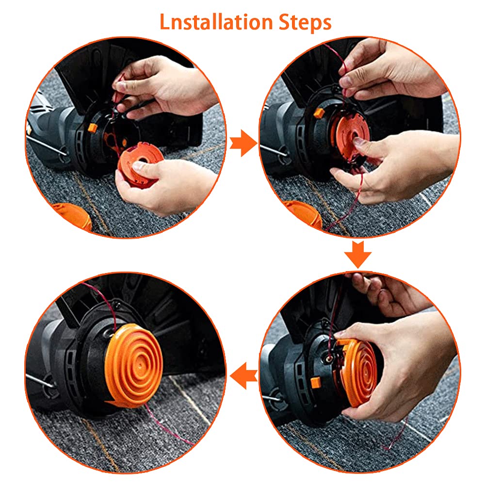 Cilivo WA0007 packaging shows six spools and cap for easy setup